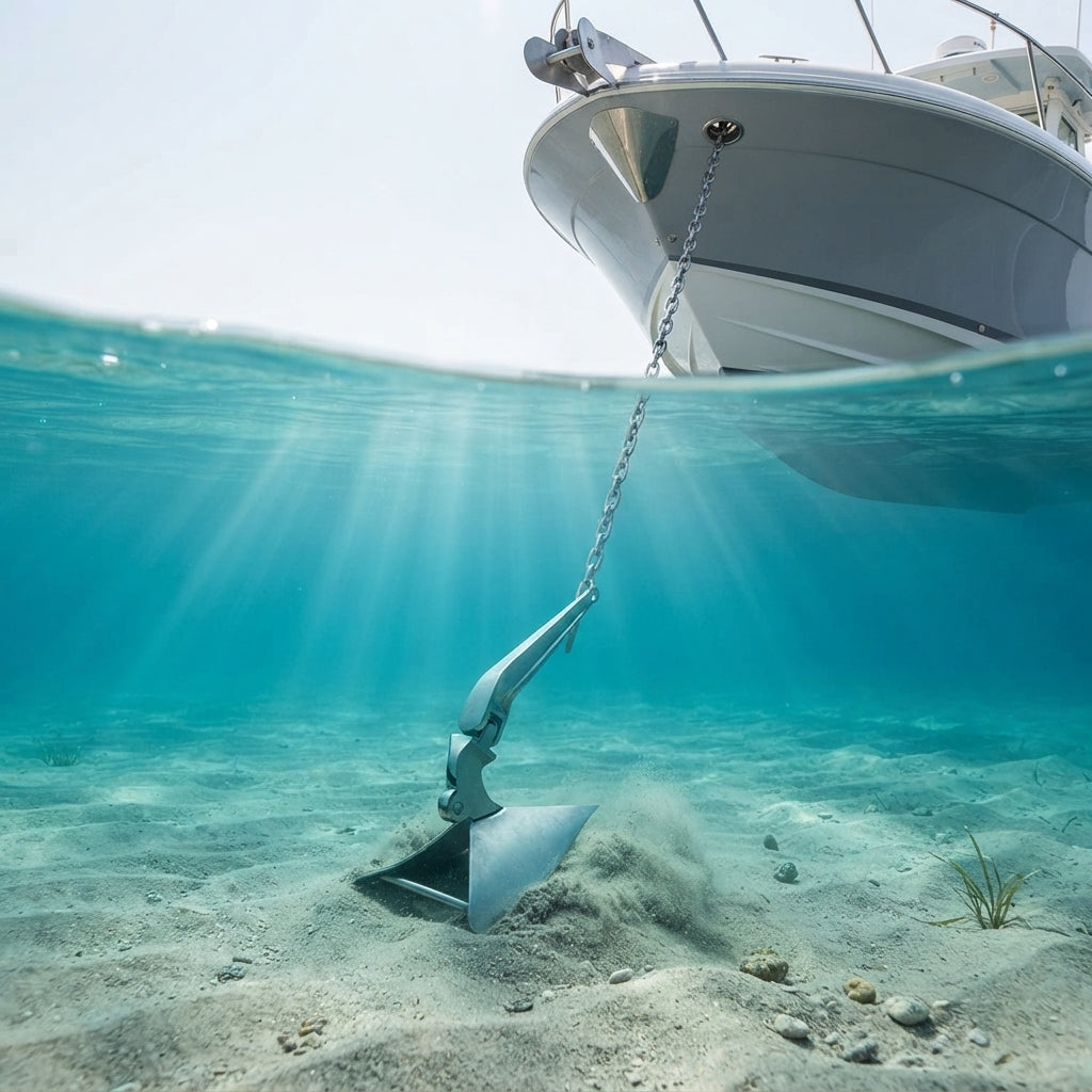 316 Stainless Steel Plow Anchor – High-Grip Marine Anchoring System