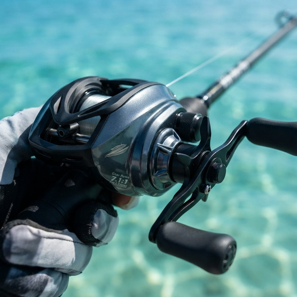 Airow Marine Elite 7.1:1 Electronic Casting Reel - Ultra-Light (168g) 6kg Drag