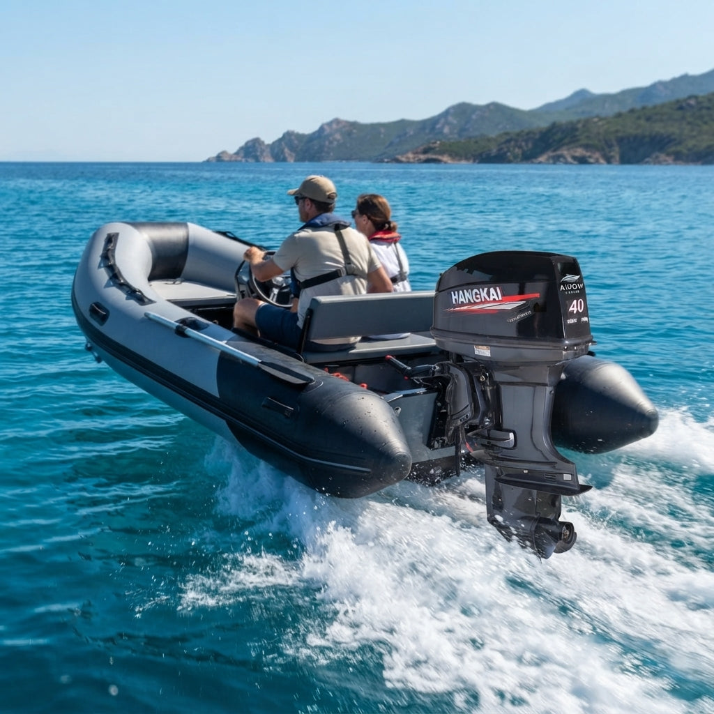 40HP 2-Stroke Outboard Motor - Hangkai Water-Cooled Tiller (40HP)