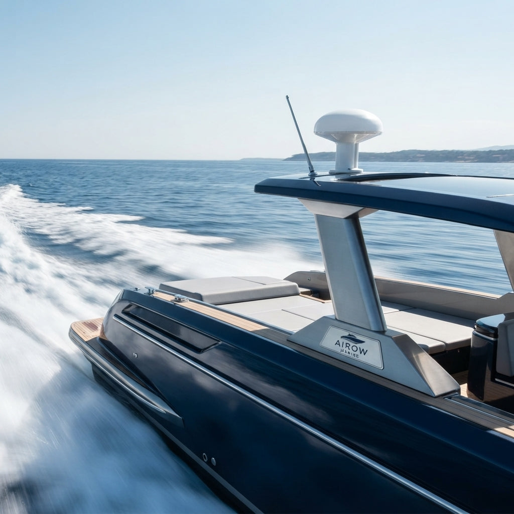 Marine GPS/BD Navigation Antenna - Waterproof, Wireless AIS & Dual Tracking