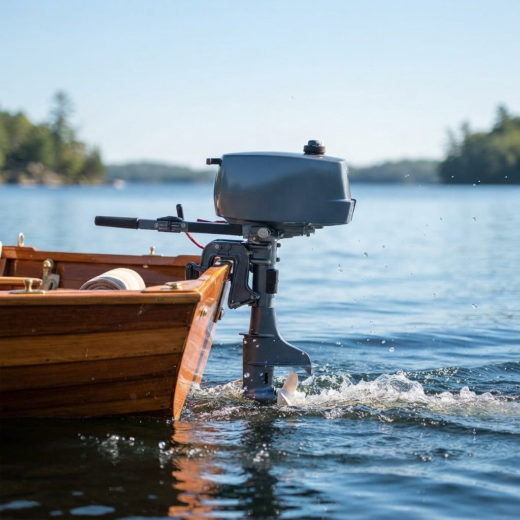 Yamaha 2HP 2-Stroke Short Shaft Outboard Motor - 1.5kW, 50cc (417mm Transom)