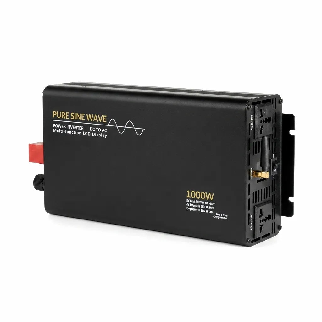 AirowMarine 1000W Pure Sine Wave Power Inverter DC to AC Multi-function LCD Display
