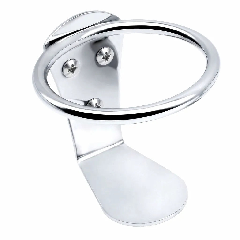 AirowMarine 304 Stainless Steel Marine Cup Holder with Mirror Polish Finish
