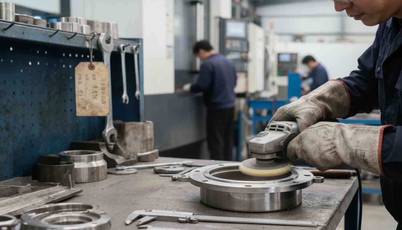 airowmarine-316-stainless-steel-custom-marine-hardware-precision-welded-exhaust-elbow-polishing