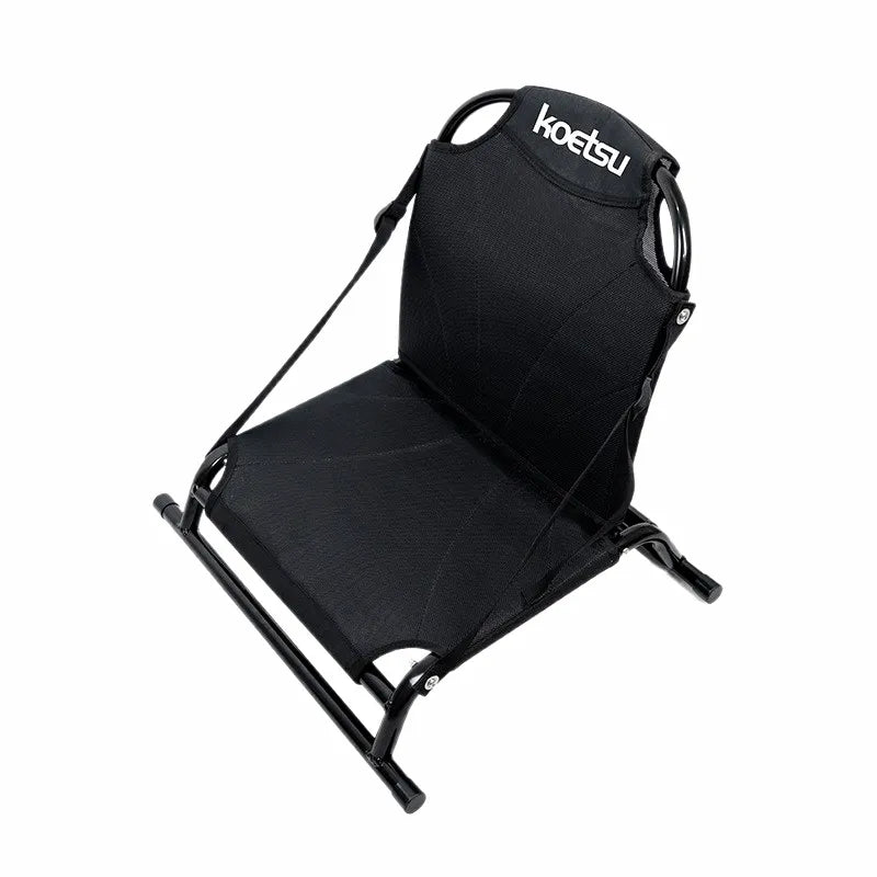 AirowMarine Koetsu Adjustable Kayak Fishing Seat with Black Breathable Mesh on White Background