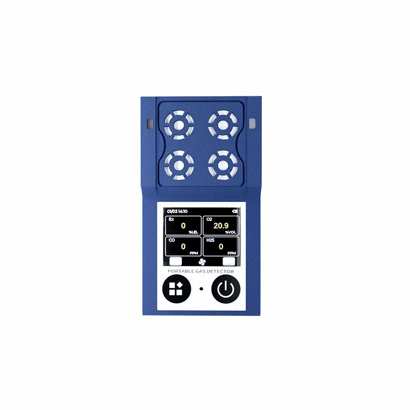 Portable Marine Gas Detector with 5-in-1 sensor display for Explosive (LEL), Carbon Monoxide (CO), Oxygen (O2), Hydrogen Sulfide (H2S)