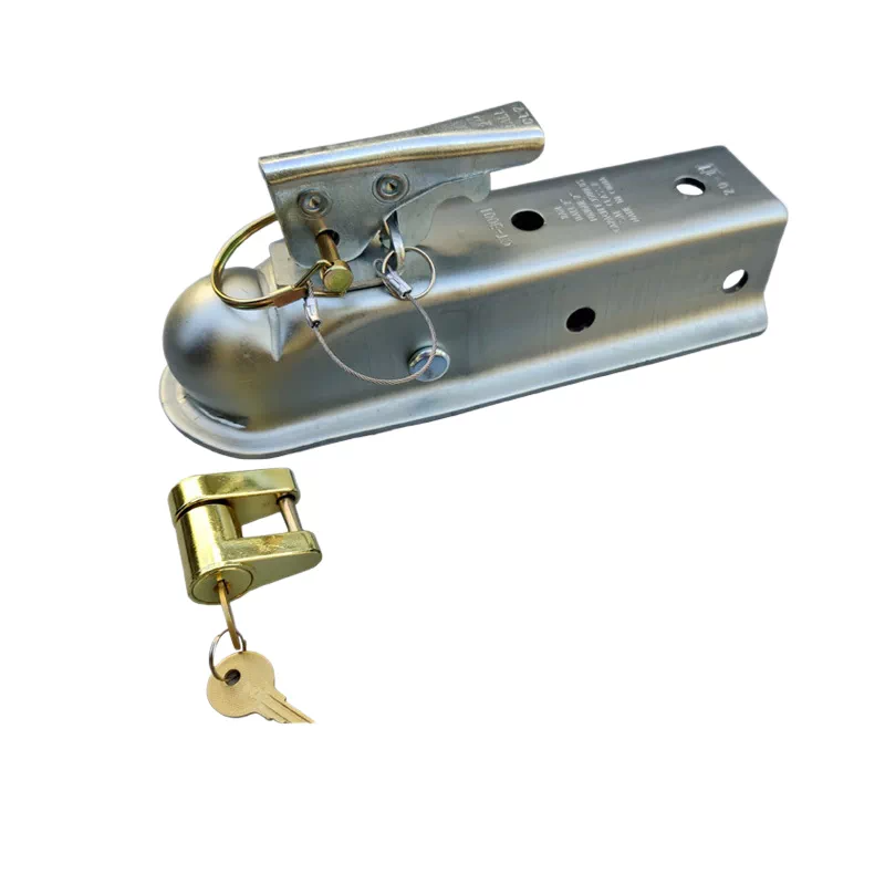 Airow Marine 3500lb Galvanized Steel Trailer Coupler - 2-Inch Ball Fit