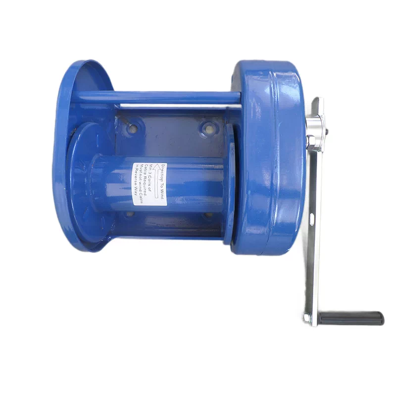 Heavy-Duty Marine Hand-Crank Winch - 3-Ton Steel Manual Lifting & Towing